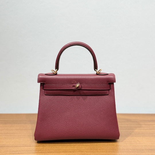 Hermes Kelly 25 togo B5 Rubis